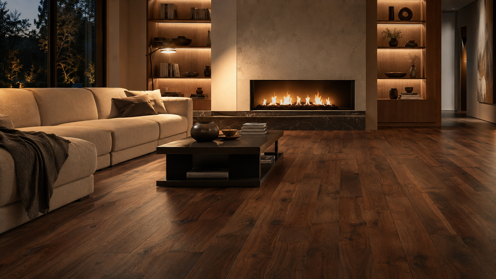 Walnut Collection พื้นไม้วอลนัทสีเข้ม